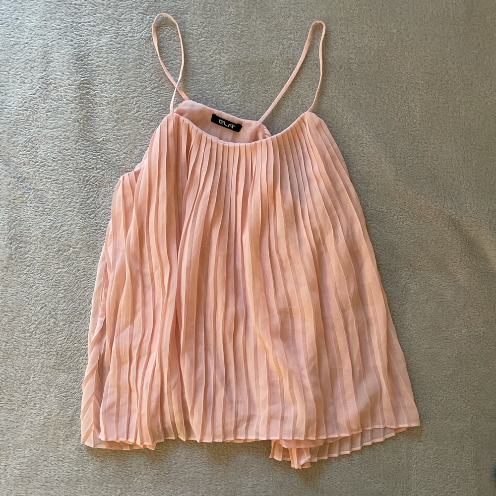 ELA pink top shirt